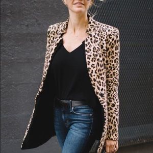 Zara Leopard Blazer